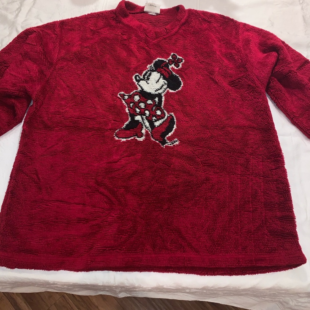 Vintage Minnie Mouse Hybrid Holiday Sweater‎ large